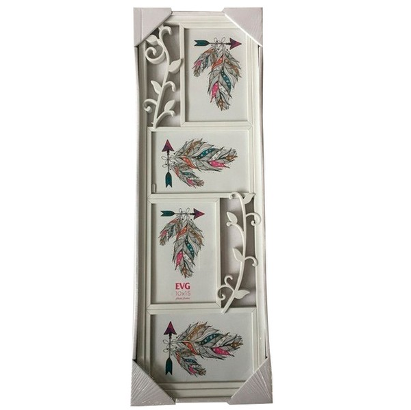  «Мультирамка EVG FRESH 8098-4 White Collage 3 (6441059)», бренда EVG - фото №1