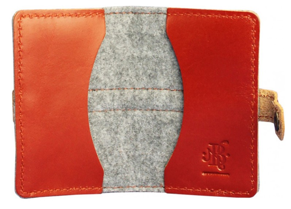  «Кард-кейс BlankNote 6.1 Фетр Коньяк (BN-KK-6-1-felt-k)», бренда BlankNote - фото №1