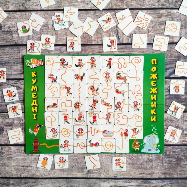  «Игра-головоломка Fun Fox Кумедні пожежники (4826314512451)», бренда Fun Fox - фото №1