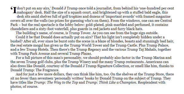 Паперова книга «The World According to Trump» - фото №1