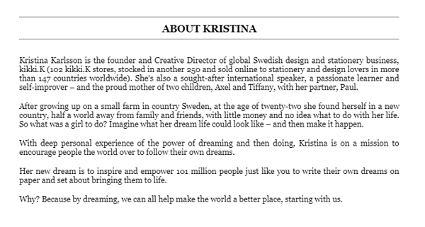 Паперова книга «Your Dream Life Starts Here», автор Крістіна Карлссон - фото №1