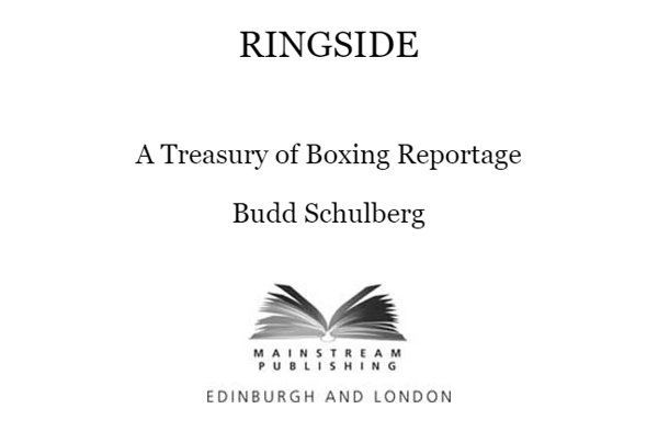 Бумажная книга «Ringside», автор Бадд Шульберг - фото №1
