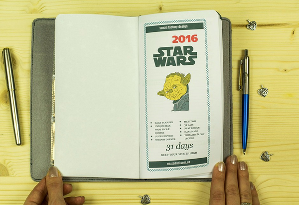 «Блокнот Sanati Star Wars Черный (San1)», бренда Sanati - фото №1