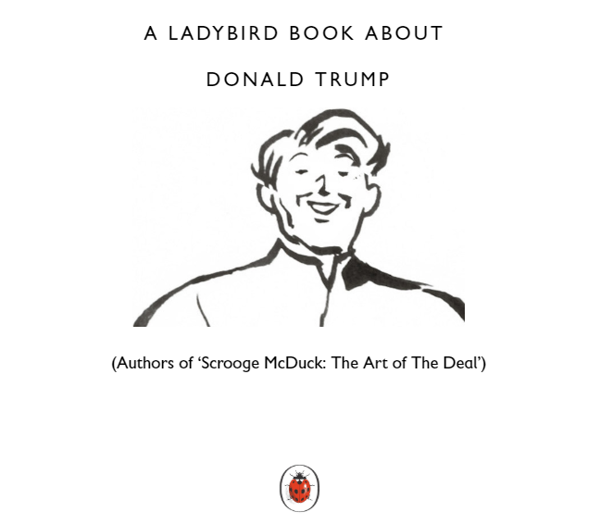 Бумажная книга «A Ladybird Book About Donald Trump», автор Джейсон Хазли - фото №1