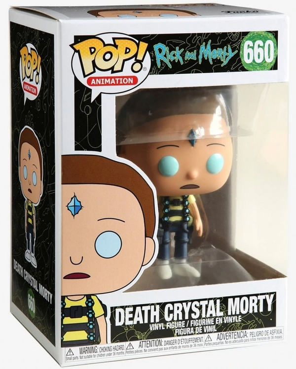  «Коллекционная фигурка Funko POP! Rick and Morty Death Crystal Morty (44249)», бренда Funko Pop - фото №1