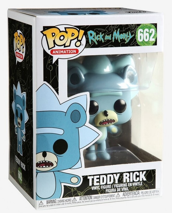 «Коллекционная фигурка Funko POP! Rick and Morty Teddy Rick (44250)», бренда Funko Pop - фото №1