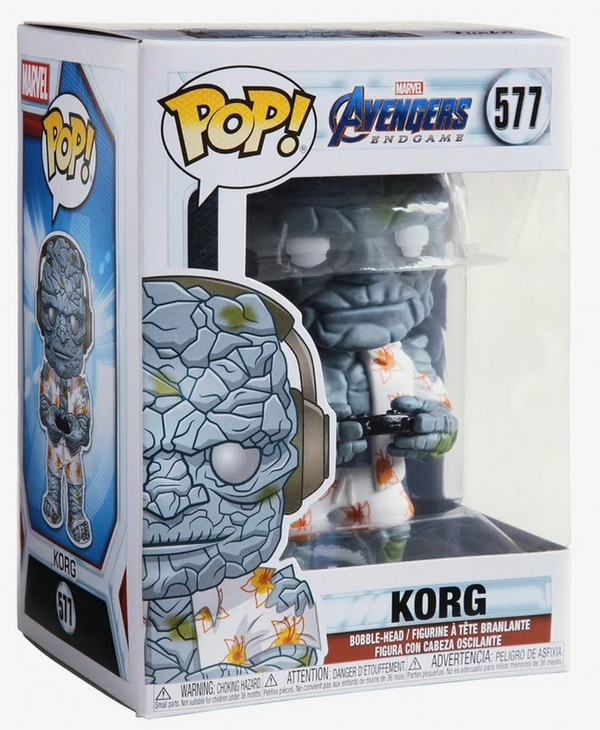 «Коллекционная фигурка Funko POP! Avengers Endgame Gamer Korg (45140)», бренда Funko Pop - фото №1