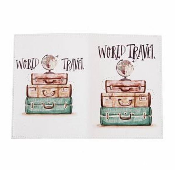 «Обложка для паспорта Just Cover World travel (4823087001359)», бренда Just Cover - фото №1