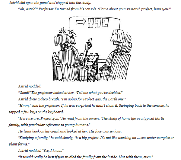 Бумажная книга «Astrid, The Au-Pair From Outer Space», автор Эмили Смит - фото №1