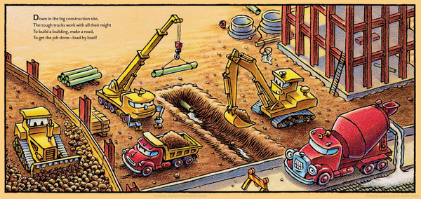 Бумажная книга «Goodnight, Goodnight, Construction Site», автор Шерри Даски Ринкер - фото №1