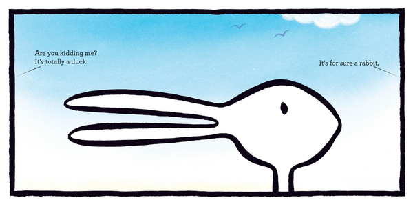 Бумажная книга «Duck! Rabbit!», автор Эми Круз Розенталь - фото №1