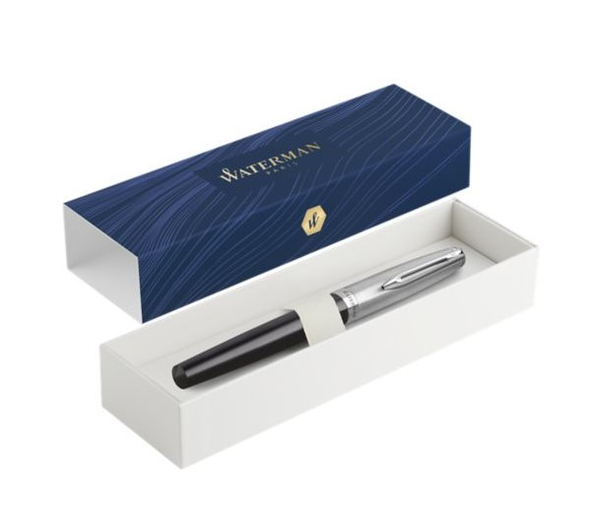  «Ручка-роллер Waterman Embleme Black CT RB (43 500)», бренда Waterman - фото №1