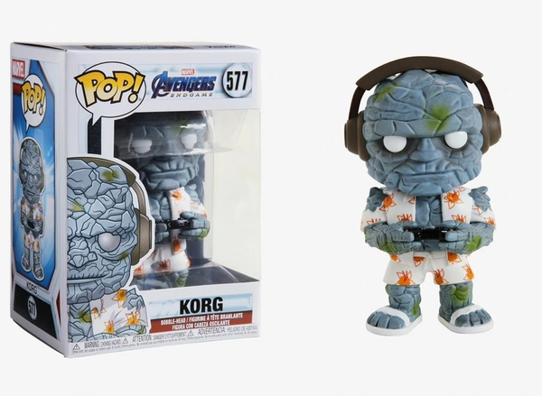 «Коллекционная фигурка Funko POP! Avengers Endgame Gamer Korg (45140)», бренда Funko Pop - фото №1