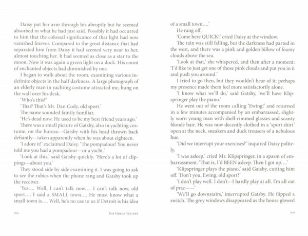 Паперова книга «The Great Gatsby», автор Френсіс Скотт Фіцджеральд - фото №1