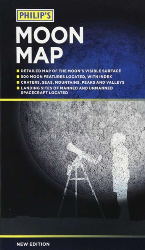 Бумажная книга «Philip's Moon Map 2018» - фото №1