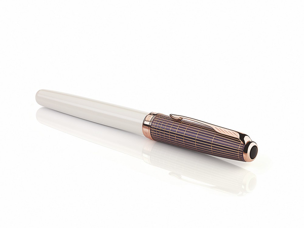 «Чорнильна ручка Parker Sonnet 08 Contort Purple Cisele FP F (87 112P)», бренду Parker - фото №1