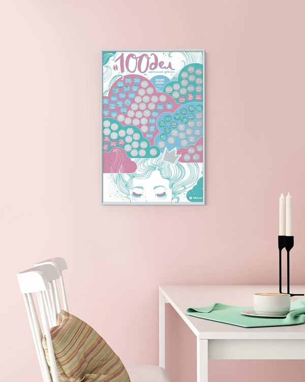 «Постер 1DEA.me 100 дел настоящей девочки (100TG)», бренда 1DEA.me - фото №1