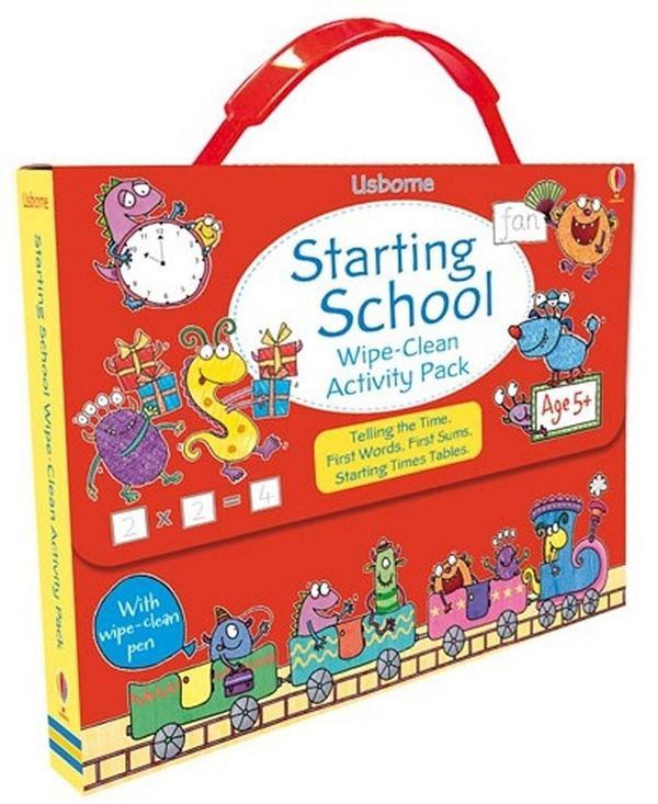 [object Object] «Starting School Wipe-Clean Activity Pack Age 5+ (комплект из 4 книг)» - фото №1