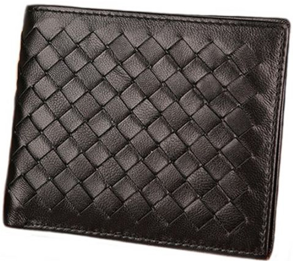 «Портмоне кожаное черное Tiding Bag (t4054)», бренда Tiding Bag - фото №1