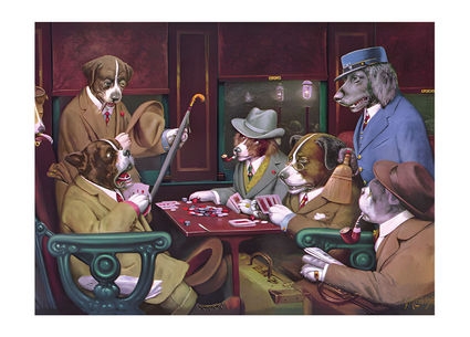  «Листівка His Station and Four Aces (CMC06)», бренду Artistic Card - фото №1