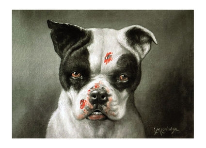  «Листівка I Am a Bad Dog, 1895 (CMC12)», бренда Artistic Card - фото №1