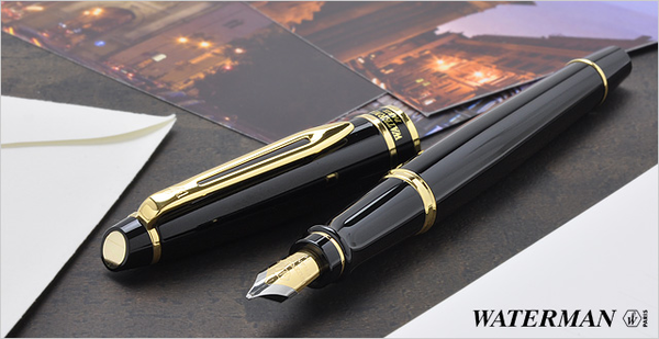  «Перьевая ручка Waterman Expert Black (10 021)», бренда Waterman - фото №1
