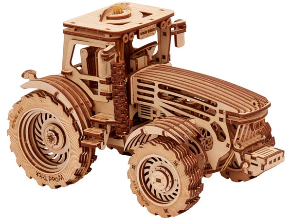 «Механічний 3D-пазл Wood Trick Трактор (23)», бренду Wood Trick - фото №1