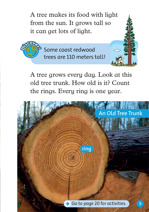 [object Object] «Oxford Read and Discover: Level 1: Trees», автор Рейчел Бладон - фото №4 - мініатюра