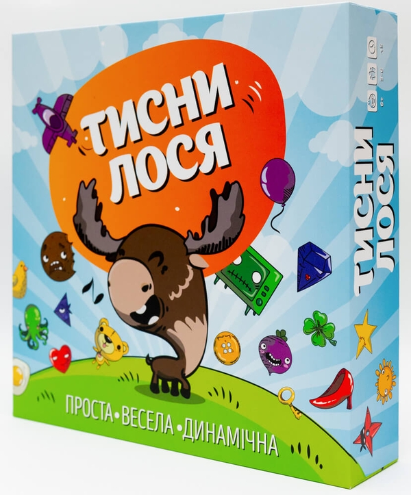  «Настольна гра Fun Games Shop Тисни Лося! (FGS43)», бренда Fun Games Shop - фото №1