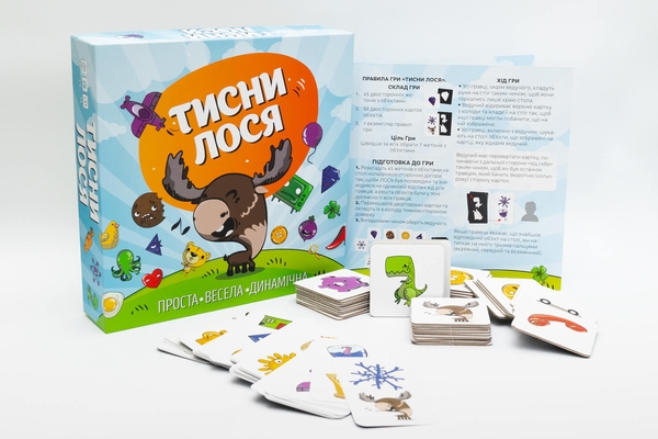 «Настольна гра Fun Games Shop Тисни Лося! (FGS43)», бренда Fun Games Shop - фото №1
