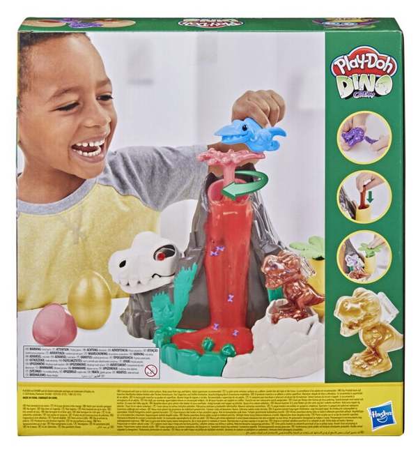 «Набір для творчості із пластиліном Play-Doh Острів Лава Бонс (5010993884803)», бренда Hasbro - фото №1