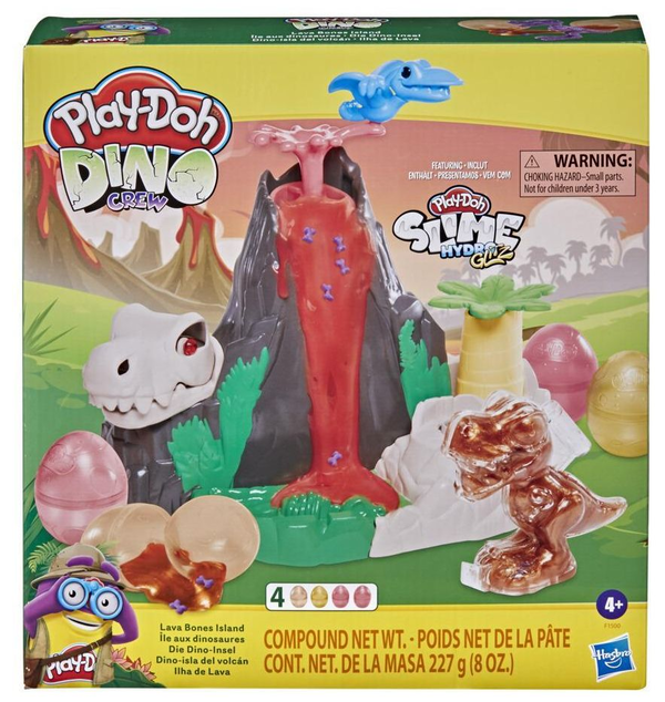 «Набір для творчості із пластиліном Play-Doh Острів Лава Бонс (5010993884803)», бренда Hasbro - фото №1