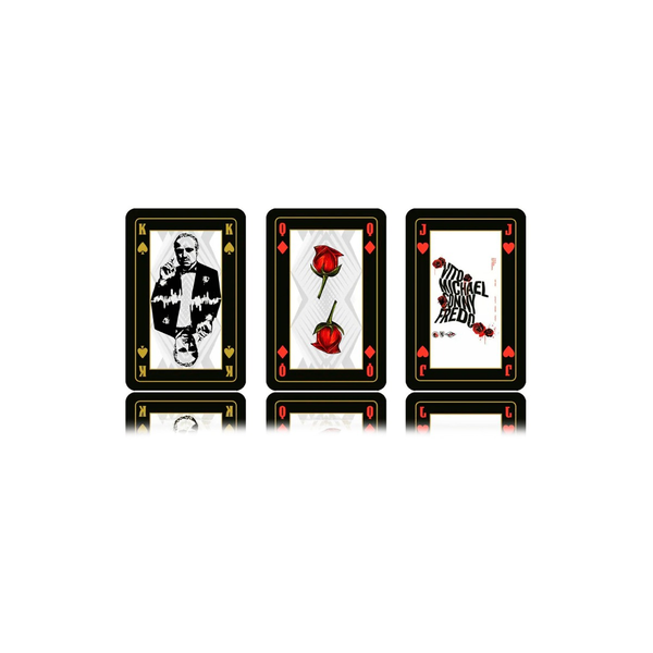  «Гральні карти THE GODFATHER Waddingtons No.1 (Хрещений батько) (WM02909-EN1-12)», бренда Winning Moves - фото №1