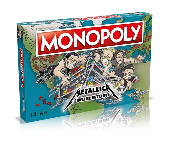  «Настільна гра Metallica Monopoly», бренда Winning Moves - фото №1