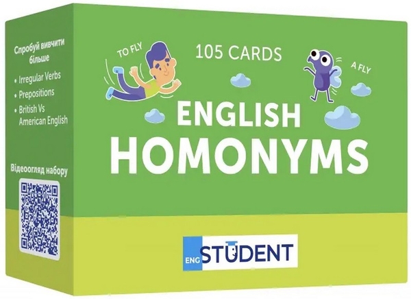 Книга English Homonyms. 105 карток