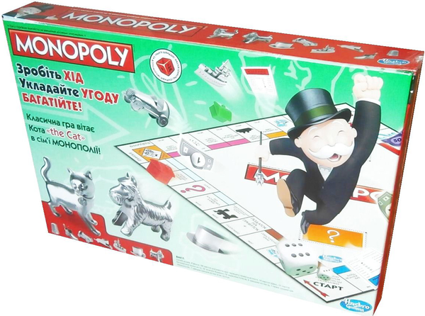  «Настольная игра Hasbro Монополия обновленная (9E75)», бренда Hasbro - фото №1