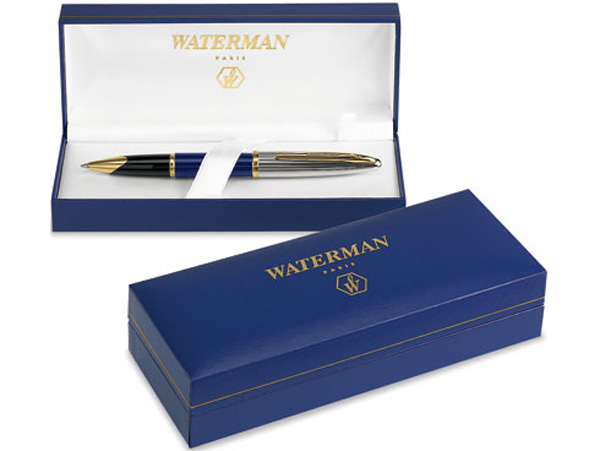  «Перьевая ручка Waterman Carene Marine Amber FP F (11 104)», бренда Waterman - фото №1