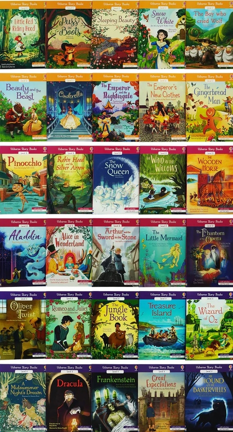 Бумажная книга «Usborne Storybook Reading Library» - фото №1