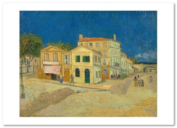  «Открытка Vincent van Gogh — The Yellow House (VG03)», бренда Artistic Card - фото №1