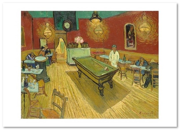  «Открытка Vincent van Gogh — The Night Cafe (VG05)», бренда Artistic Card - фото №1