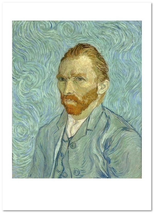  «Открытка Vincent van Gogh — Self Portrait, 1889 (VG10)», бренда Artistic Card - фото №1