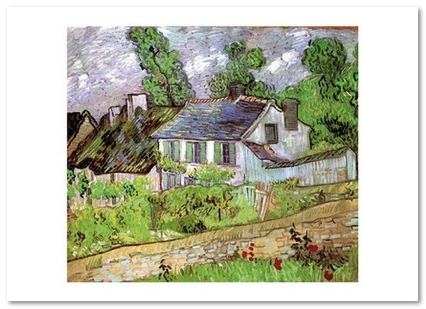 «Открытка Vincent van Gogh — Houses at Auvers (VG118)», бренда Artistic Card - фото №1