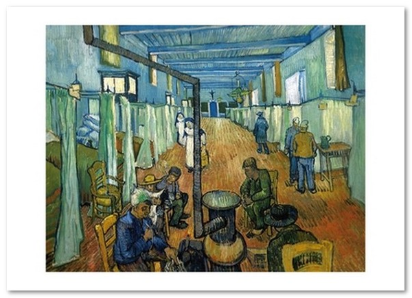  «Открытка Vincent van Gogh — Ward in the Hospital in Arles (VG126)», бренда Artistic Card - фото №1