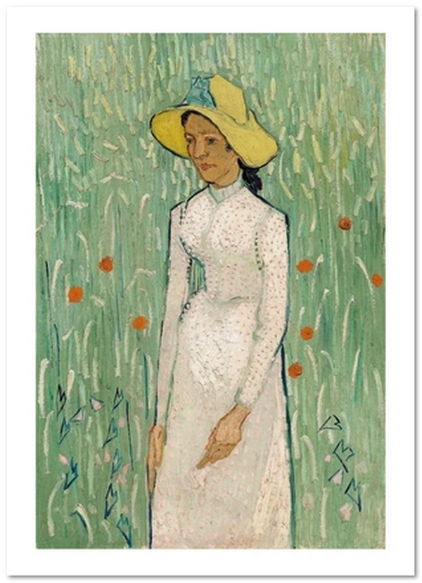 «Открытка Vincent van Gogh — Girl in White (VG18)», бренда Artistic Card - фото №1