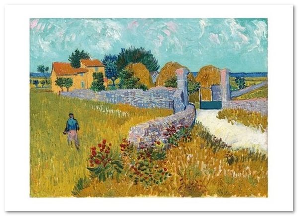 «Открытка Vincent van Gogh — Farmhouse in Provence (VG30)», бренда Artistic Card - фото №1