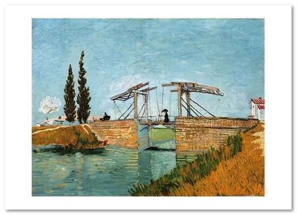 «Открытка Vincent van Gogh — The Langlois Bridge at Arles (VG44)», бренда Artistic Card - фото №1