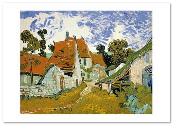 «Открытка Vincent van Gogh — Street in Auvers-sur-Oise (VG45)», бренда Artistic Card - фото №1