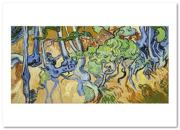 «Открытка Vincent van Gogh — Tree Roots (VG58)», бренда Artistic Card - фото №1