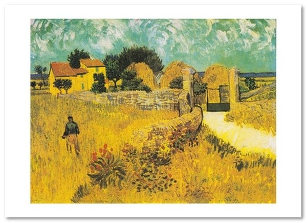 «Открытка Vincent van Gogh — Farmhouse in Provence (VG63)», бренда Artistic Card - фото №1