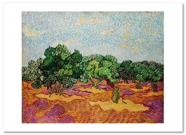 «Открытка Vincent van Gogh — Olive Trees (VG86)», бренда Artistic Card - фото №1